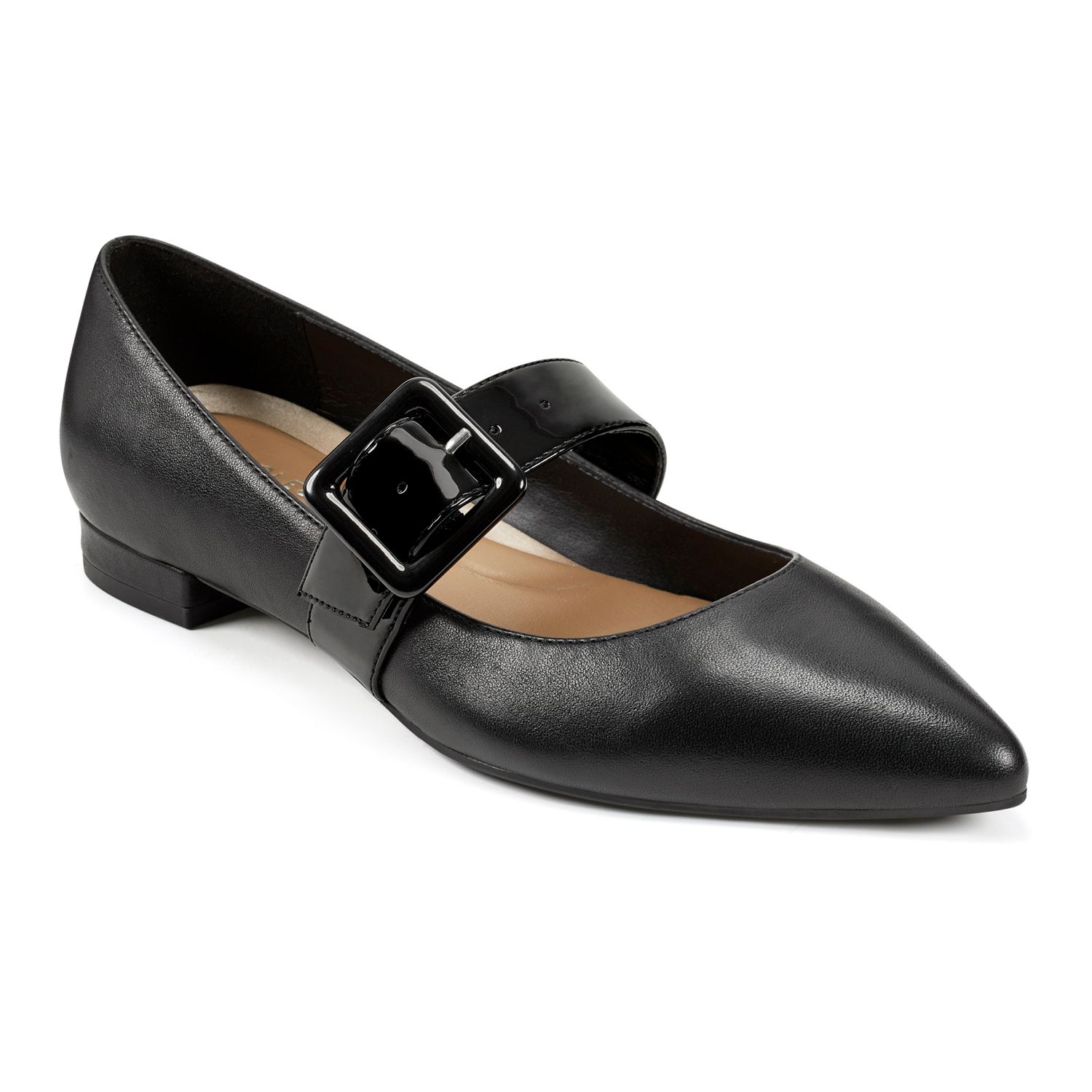 aerosoles leather flats