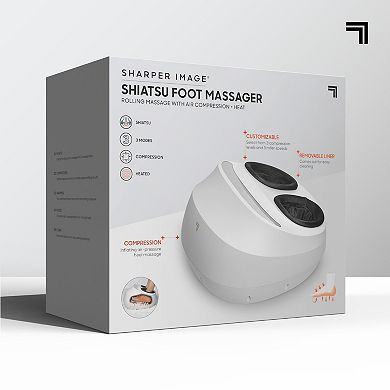 Sharper Image Shiatsu Foot Multipoint Acupressure Massager with Heat