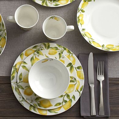 Mikasa Lemons Bone China 16-pc. Dinnerware Set