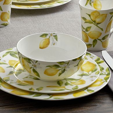 Mikasa Lemons Bone China 16-pc. Dinnerware Set