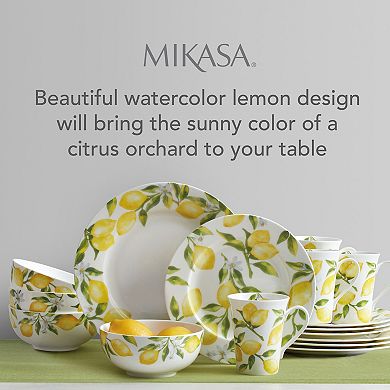 Mikasa Lemons Bone China 16-pc. Dinnerware Set