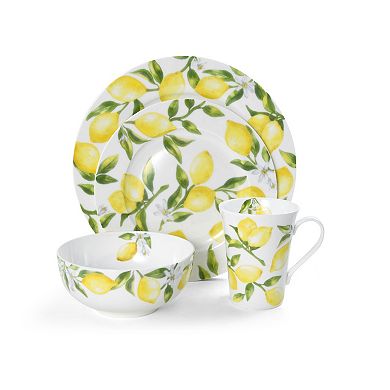 Mikasa Lemons Bone China 16-pc. Dinnerware Set