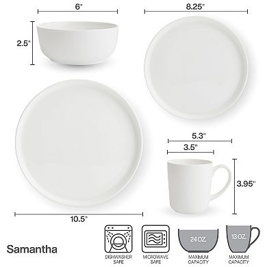 Mikasa Samantha Bone China 16-pc. Dinnerware Set