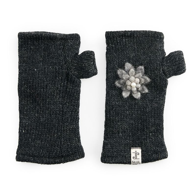 17851271 Womens SIJJL Dark Gray Floral Hand Warmer, Black sku 17851271
