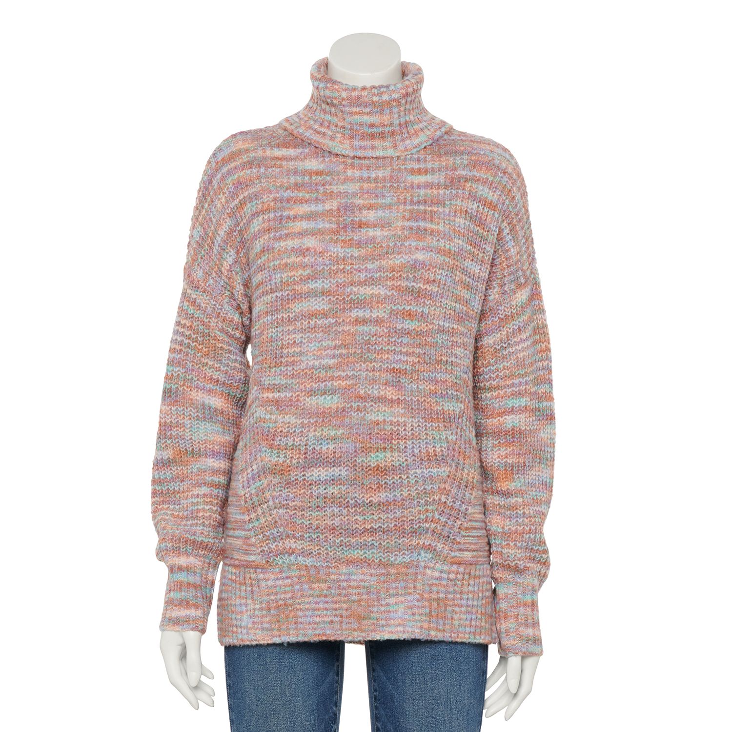 turtleneck tunic sweater