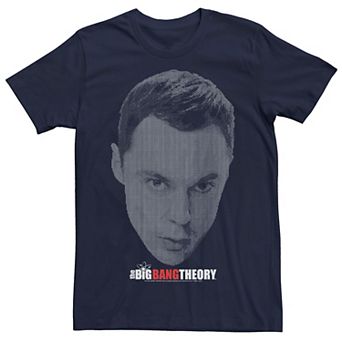 Men's The Big Bang Theory Sheldon Big Face Fade Tee