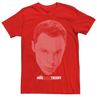 Men's The Big Bang Theory Sheldon Big Face Fade Tee