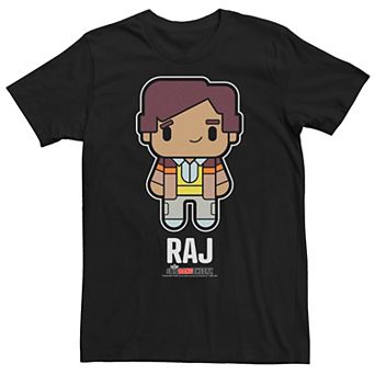 Men's The Big Bang Theory Chibi Raj Tee