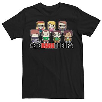 Men's The Big Bang Theory Chibi Group Shot Tee