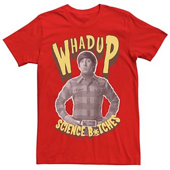 Men's Big Bang Theory Whadup Science B*tches Tee