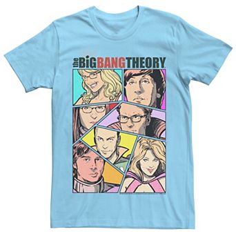 Men's The Big Bang Theory Comic Group Cut Up Tee