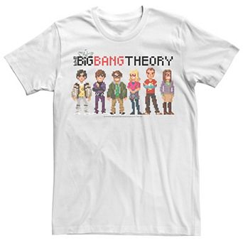 Men's The Big Bang Theory Group Shot Pixels Tee