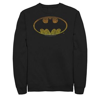 Men's Batman Classic Symbol Faded Sweatshirt.