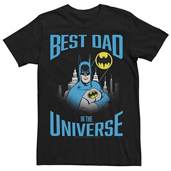Men's Batman Best Dad In The Universe Tee