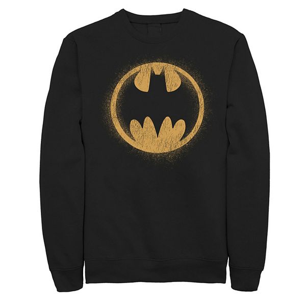 Batman logo sweatshirt hotsell
