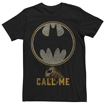 Men's Batman Classic Circle Symbol Call Me Tee