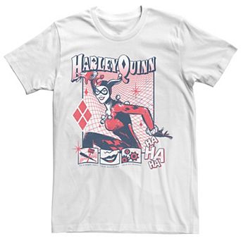 Men's Batman Harley Quinn Attributes Poster Tee