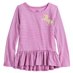 Girl S Tops Cute Shirts For Girls Kohl S - pretty long pink girl hair roblox