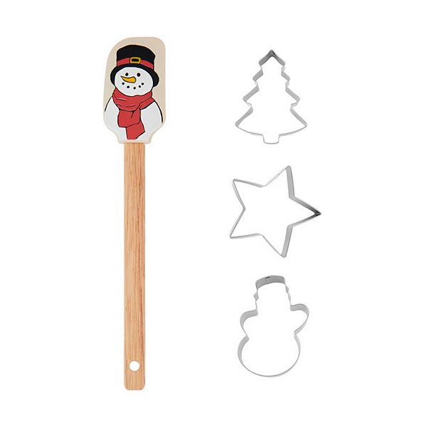 St. Nicholas Square® Yuletide Spatula & Cookie Cutter Set