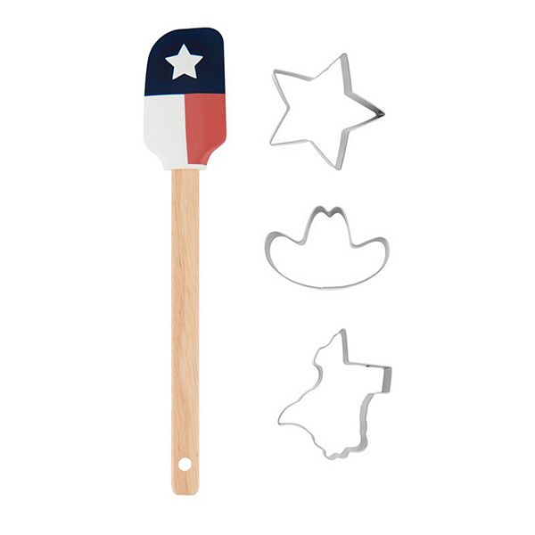 St. Nicholas Square® Texas Spatula & Cookie Cutter Set