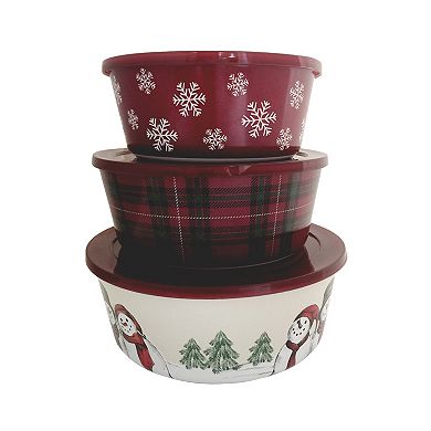 St. Nicholas Square® Yuletide 3-pc. Stacking Container Set