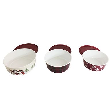 St. Nicholas Square® Yuletide 3-pc. Stacking Container Set