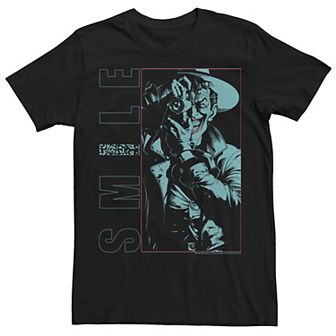 Men's Batman The Killing Joke Smile Joker Poster Tee