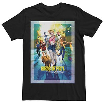 Men's Birds Of Prey Harley Group Shot Poster Tee