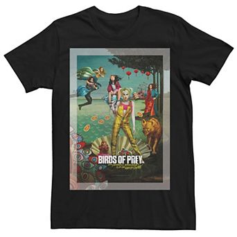 Men's Birds Of Prey Harley Painting Poster Tee