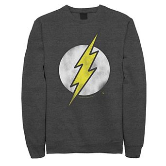 Men's DC Comics The Flash Large Classic Chest Logo Sweatshirt.
