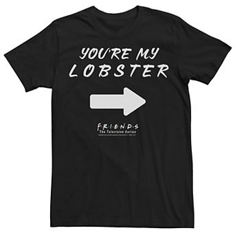 Men's Friends You're My Lobster Arrow Tee