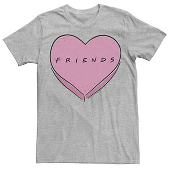 Men's Friends Valentine's Day Candy Heart Logo Tee