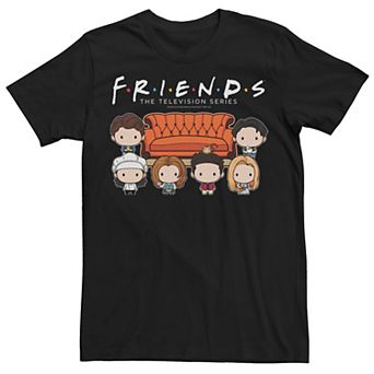 Men's Friends Group Chibi Art Tee