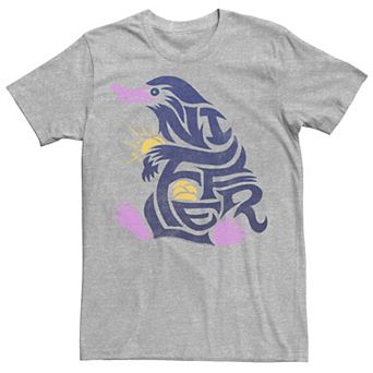 Men's Fantastic Beasts Niffler Letter Fill Tee