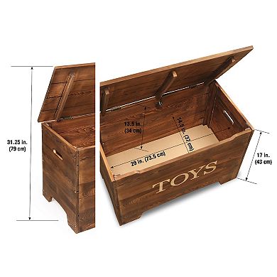 Badger Basket Solid Wood Rustic Toy Box