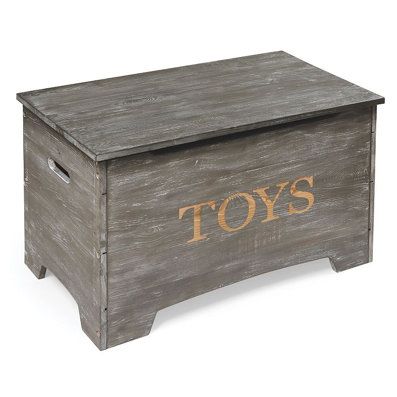 58035962 Badger Basket Solid Wood Rustic Toy Box, Grey sku 58035962