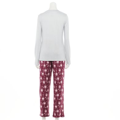 Women's Croft & Barrow® Whisperluxe Pajama Top, Pajama Pants & Pajama Shorts Set