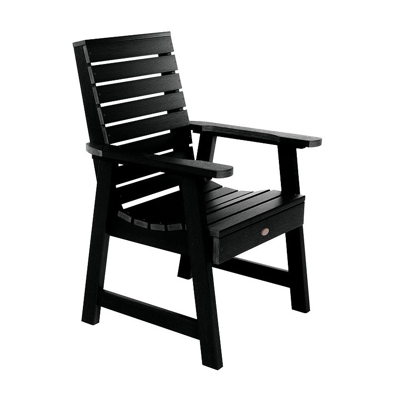 highwood Weatherly Indoor / Outdoor Dining Chair, Black