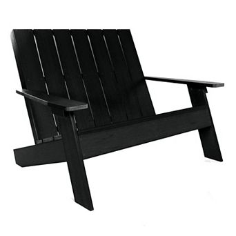 Highwood USA Itailica Modern Indoor / Outdoor Adirondack Loveseat Chair