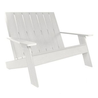 Highwood USA Itailica Modern Indoor / Outdoor Adirondack Loveseat Chair