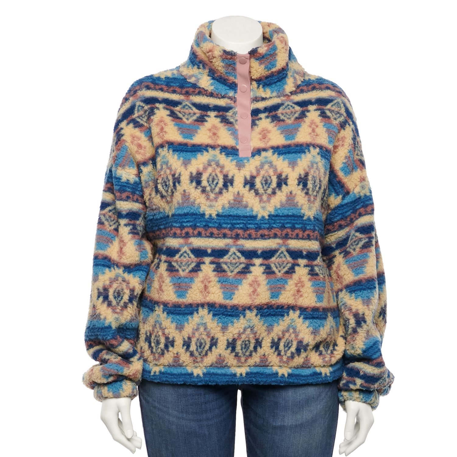 plus size sherpa sweatshirt