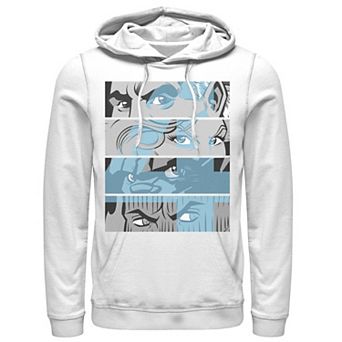 Men's Marvel Fantastic Four Group Shot Eyes Panel Hoodie