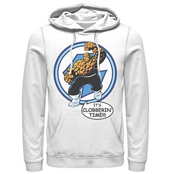Men's Marvel Fantastic Four The Thing Clobberin' Time Circle Hoodie