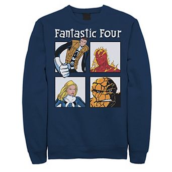 Men's Marvel Fantastic Four Ready To Fight Portrait Panels Tee