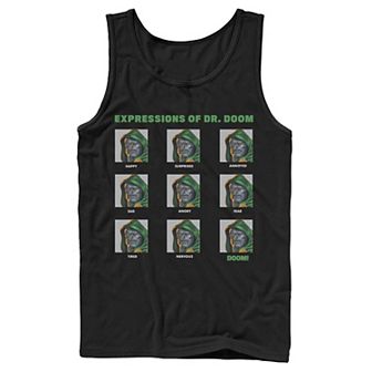 Men's Marvel Expressions Of Dr. Doom Panels Tank Top