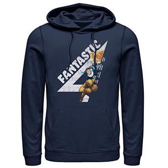 Men's Marvel Fantastic Four Group Shot Logo Fill Hoodie