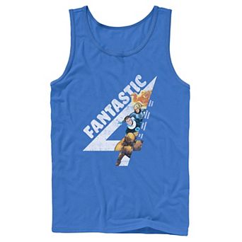 Men's Marvel Fantastic Four Group Shot Logo Fill Tank Top