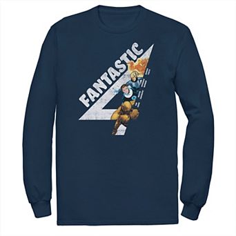 Men's Marvel Fantastic Four Group Shot Logo Fill Tee