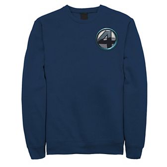 Men's Marvel Fantastic Four Left Chest Pocket Logo Sweatshirt
