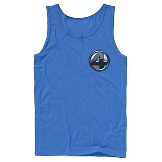 Men's Marvel Fantastic Four Left Chest Pocket Logo Tank Top